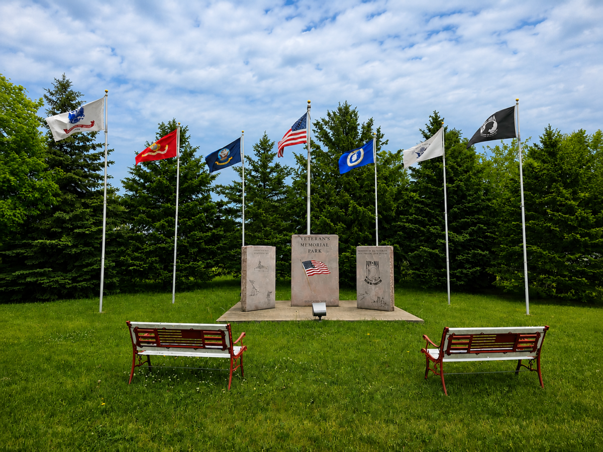 Veteran's Memorial Park tribute